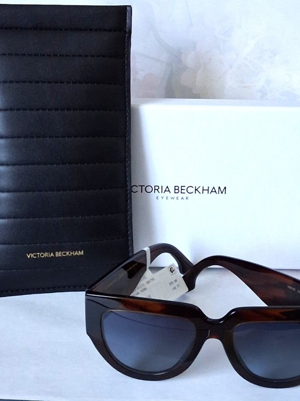 Victoria Beckham Tortoise Shell Sunglasses NWT